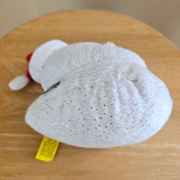 Plush Peeps Chick White Wearing Santa Hat - Picture 3 of 3